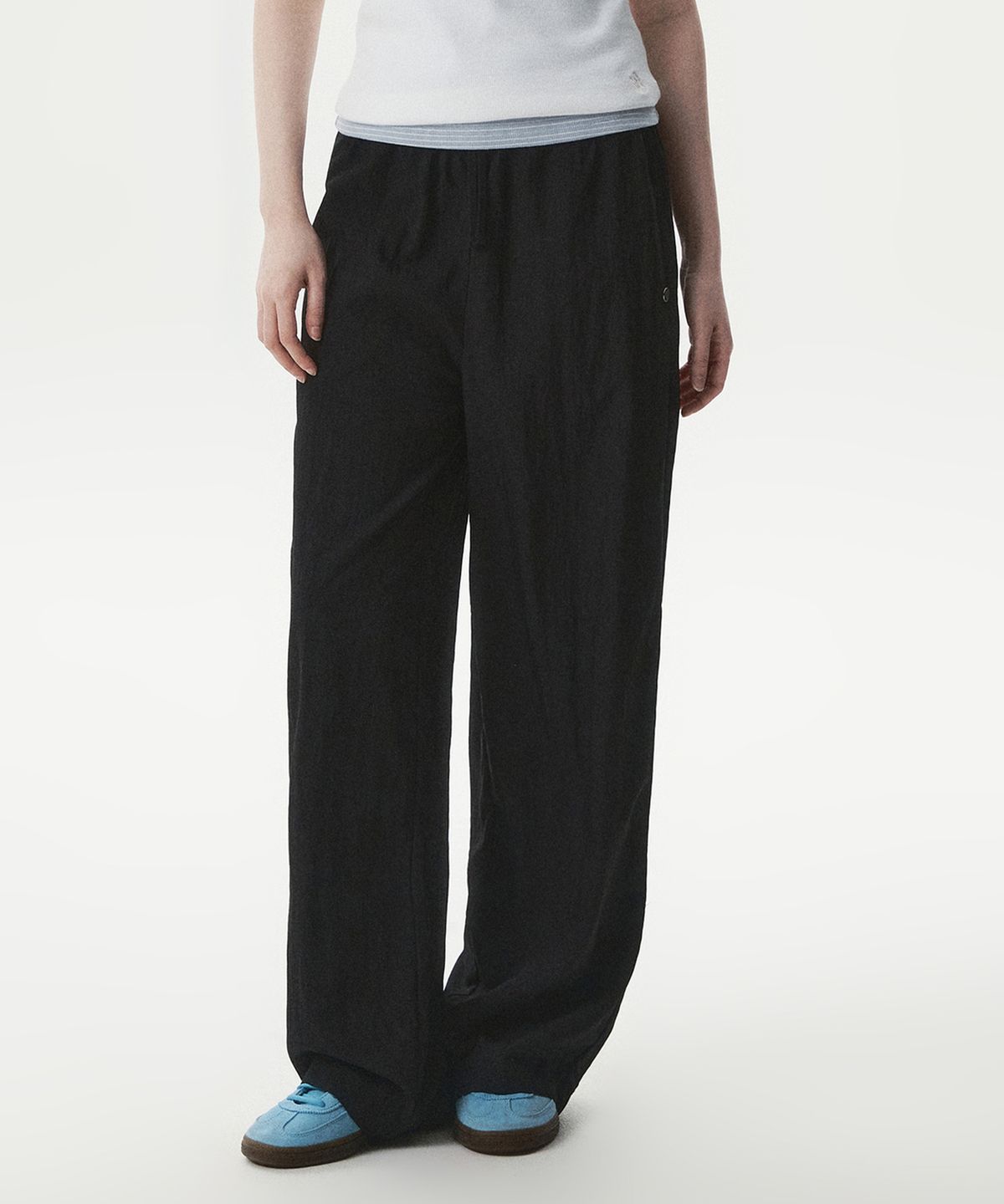 후아유(WHO.A.U) Rayon Nylon Wide Pants(F) / WHTAG2531F