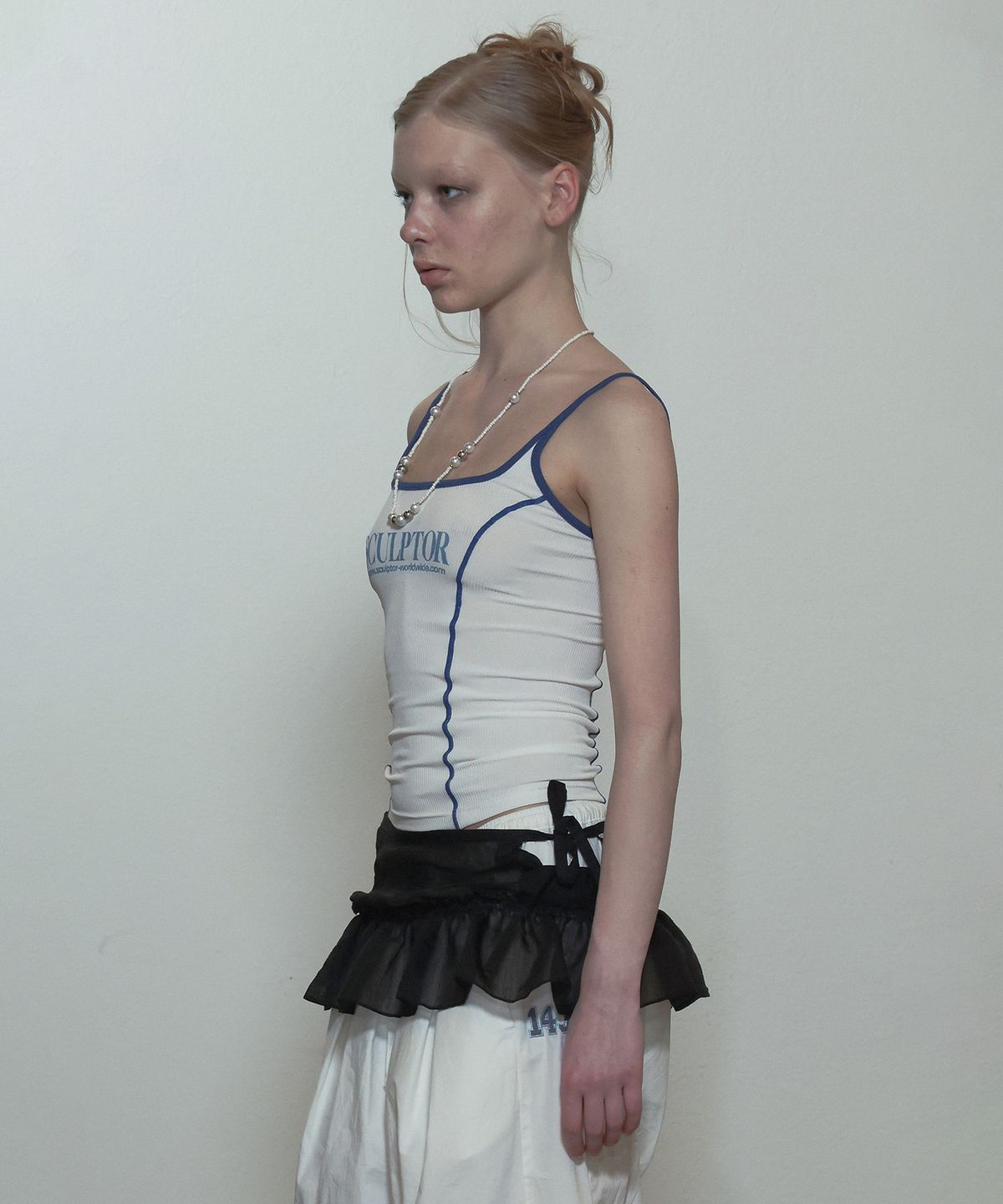 스컬프터(SCULPTOR) Classic Tank Top White