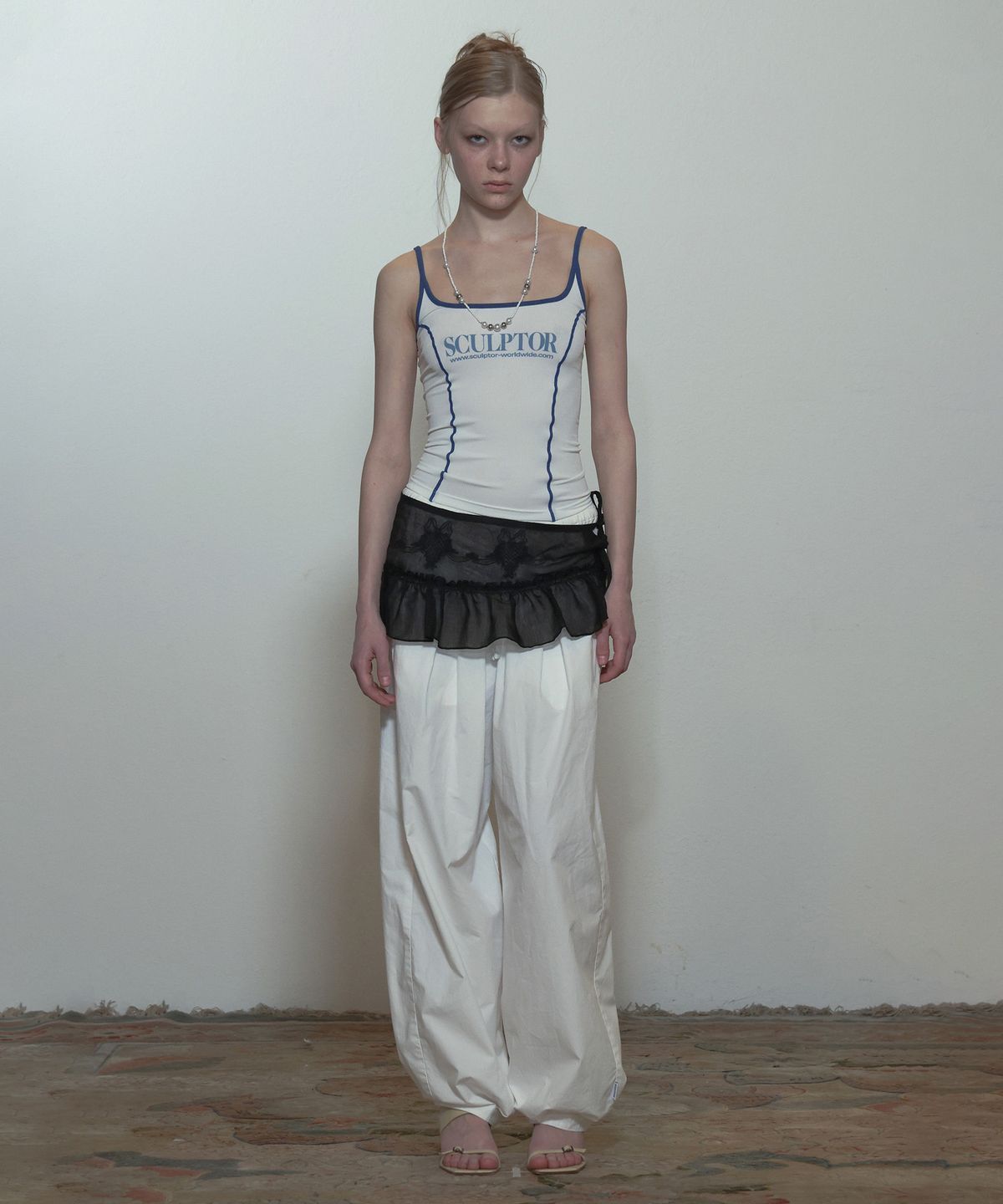 스컬프터(SCULPTOR) Classic Tank Top White