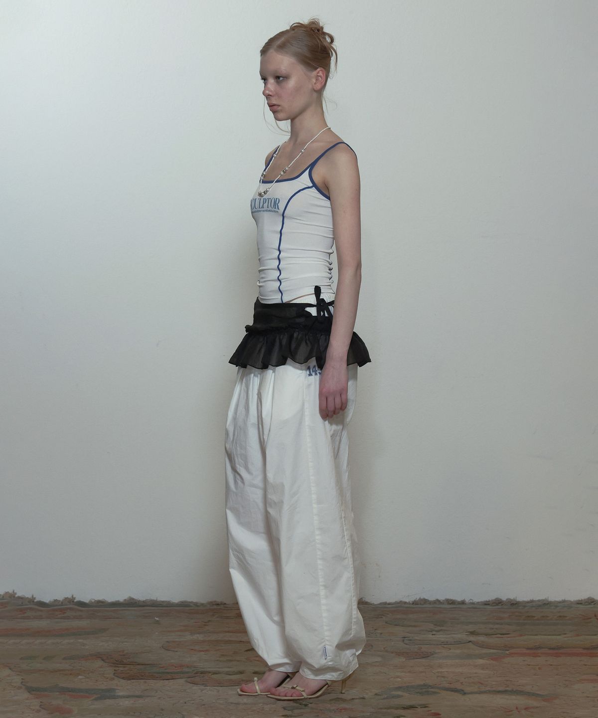 스컬프터(SCULPTOR) Classic Tank Top White