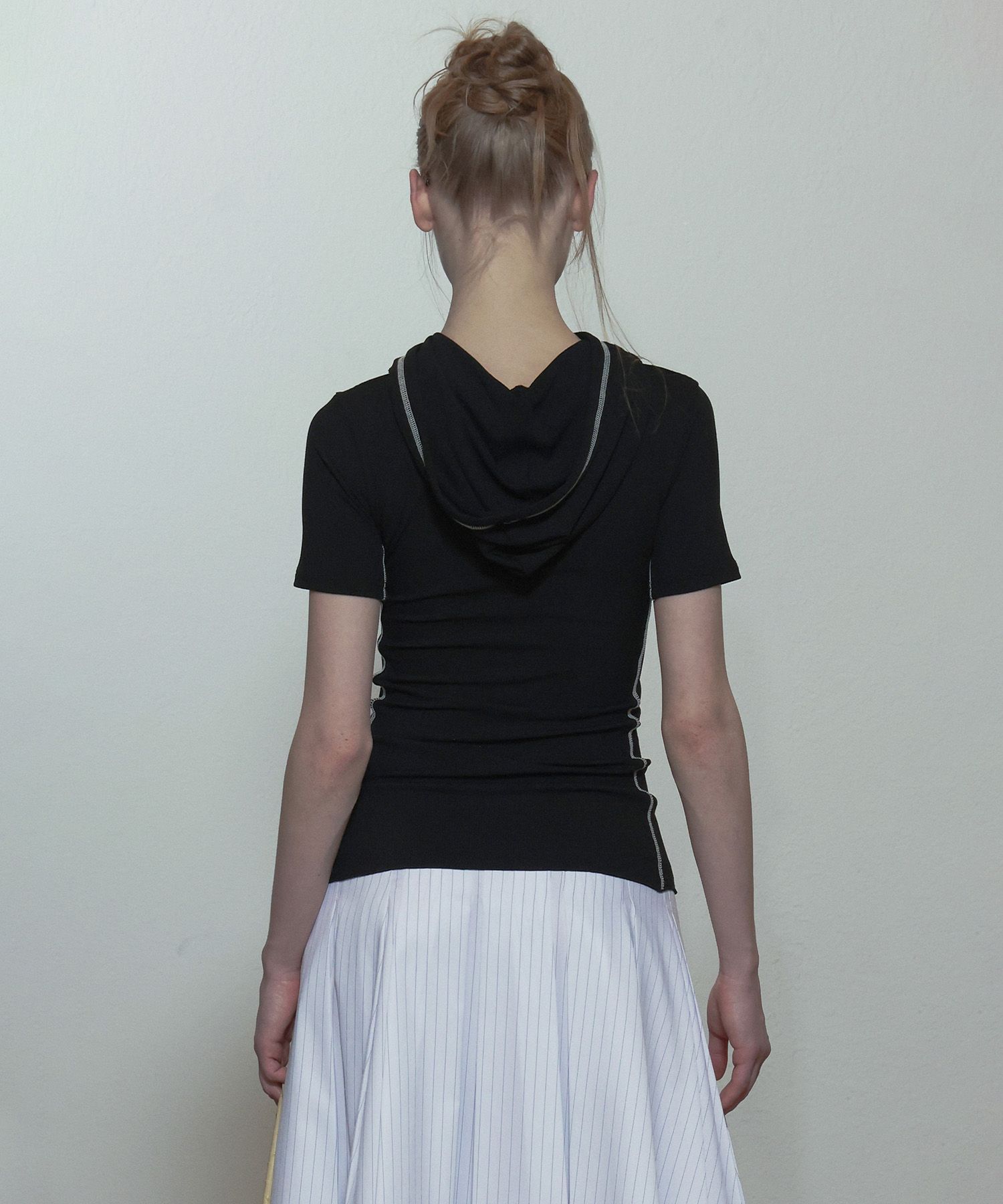 MUSINSA公式 | SCULPTOR ILY Numbering Hoodie Tee Black