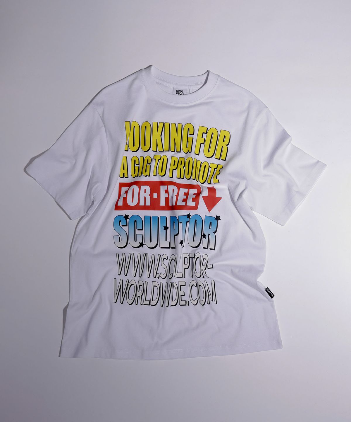 스컬프터(SCULPTOR) Looking for free Tee White