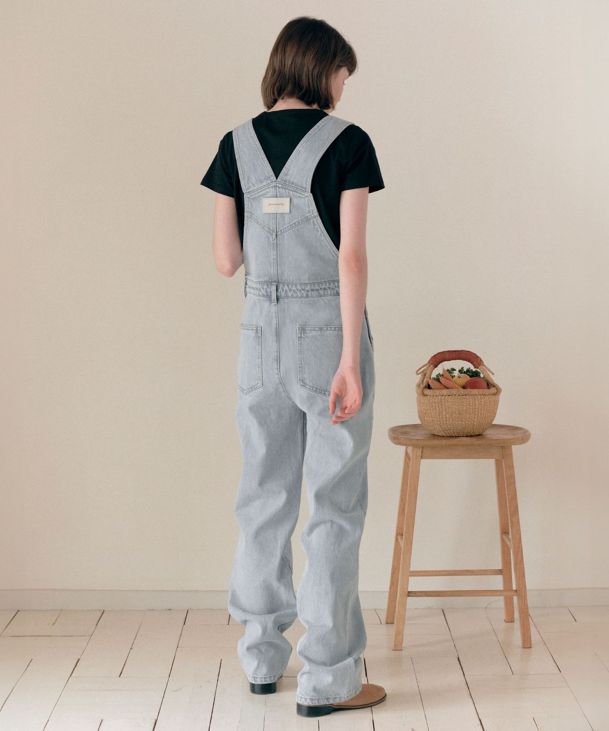 로라로라(ROLAROLA) DENIM OVERALL PANTS BLUE