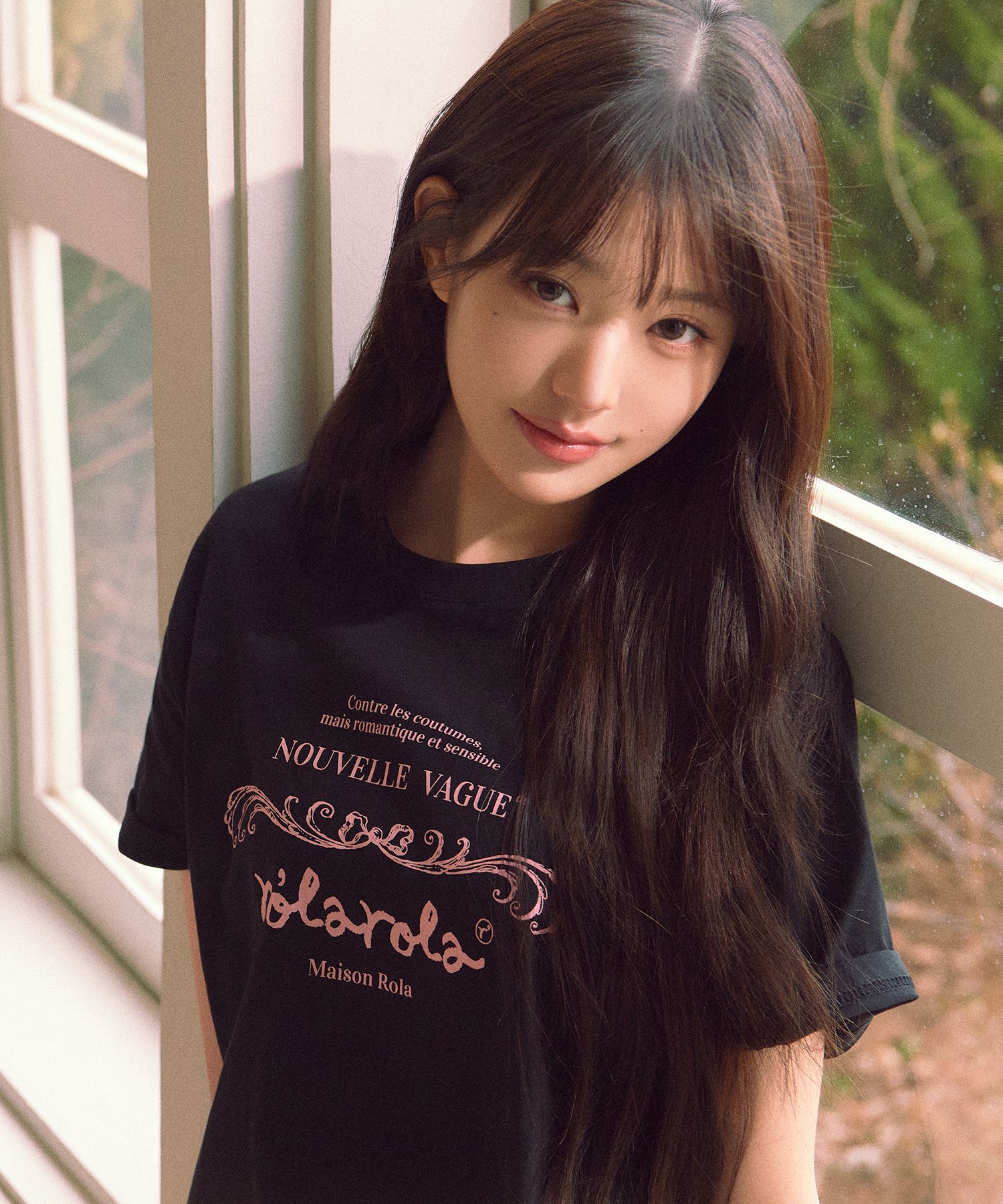 【rolarola】韓国人気★VINTAGE LOGO HALF T-SHIRT(S,M) MUSINSA | ROLAROLA VINTAGE NOUVELLE LOGO HALF T-SHIRT BLACK