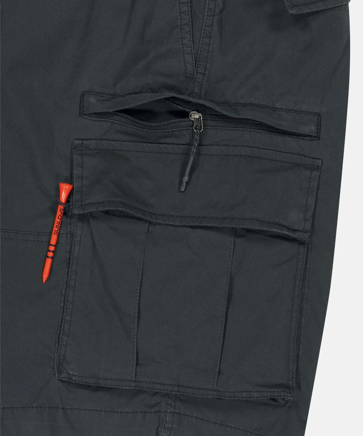 썬러브투어(SUNLOVETOUR) Square Cargo Shorts Black