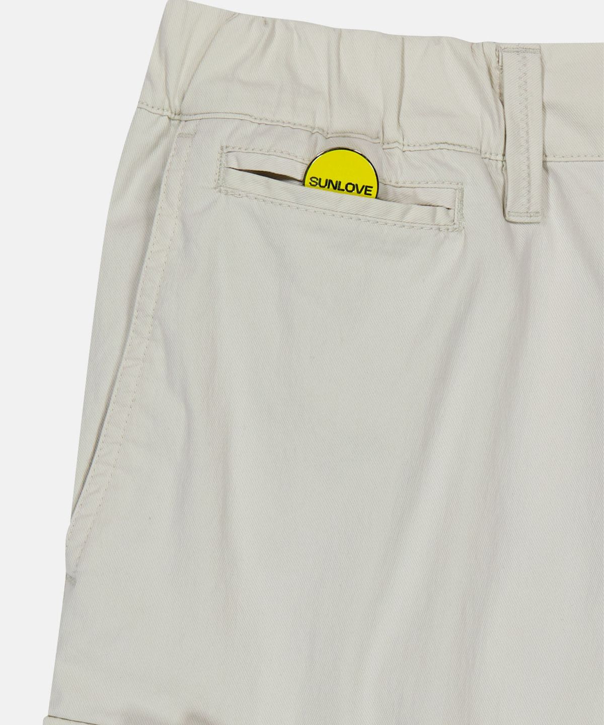 썬러브투어(SUNLOVETOUR) Square Cargo Shorts Ivory