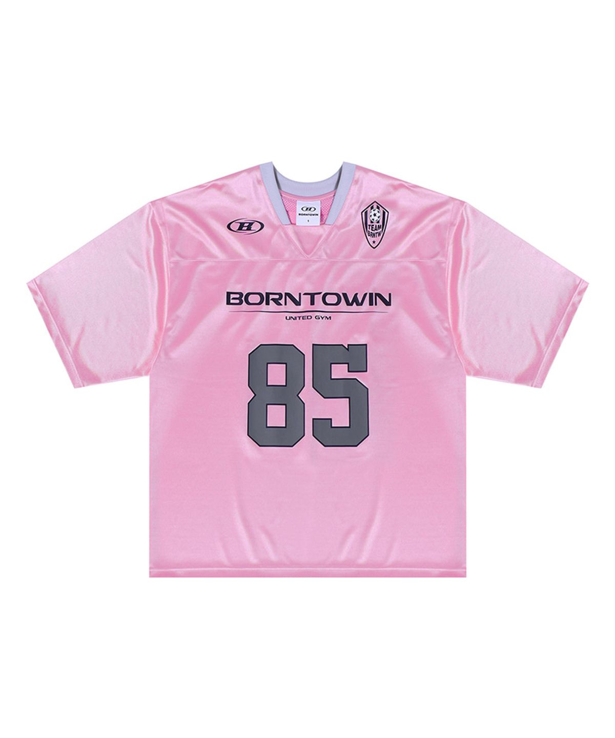 본투윈(BORN TO WIN) 85 RUGBY JERSEY T-SHIRTS [PINK]