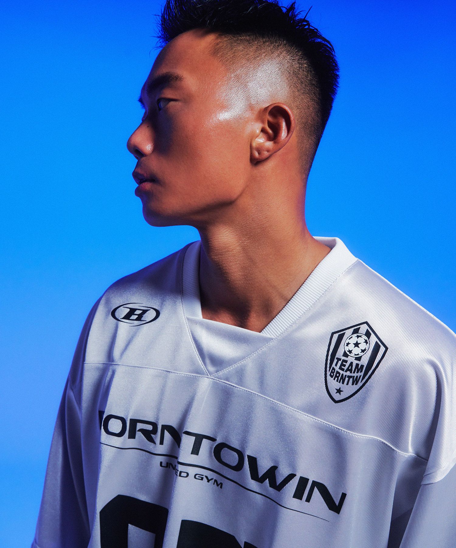 ★2024SS新作★BORN TO WIN★85 RUGBY JERSEY T-SHIRTS MUSINSA | BORN TO WIN 85 RUGBY JERSEY T-SHIRTS [SILVER]