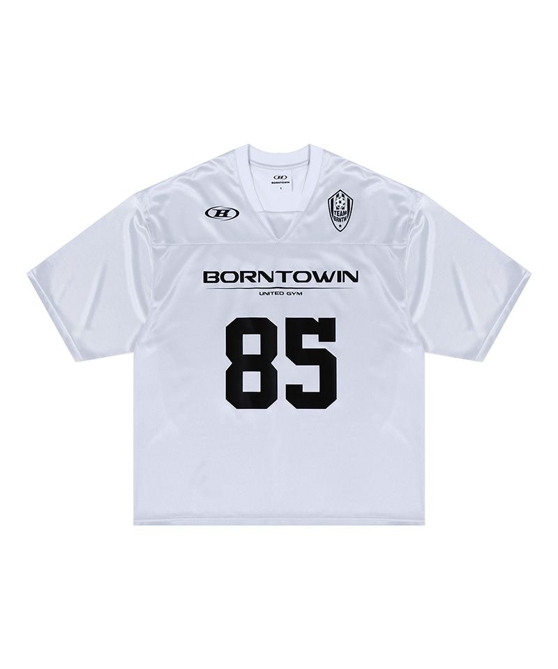 본투윈(BORN TO WIN) 85 RUGBY JERSEY T-SHIRTS [SILVER] - 사이즈