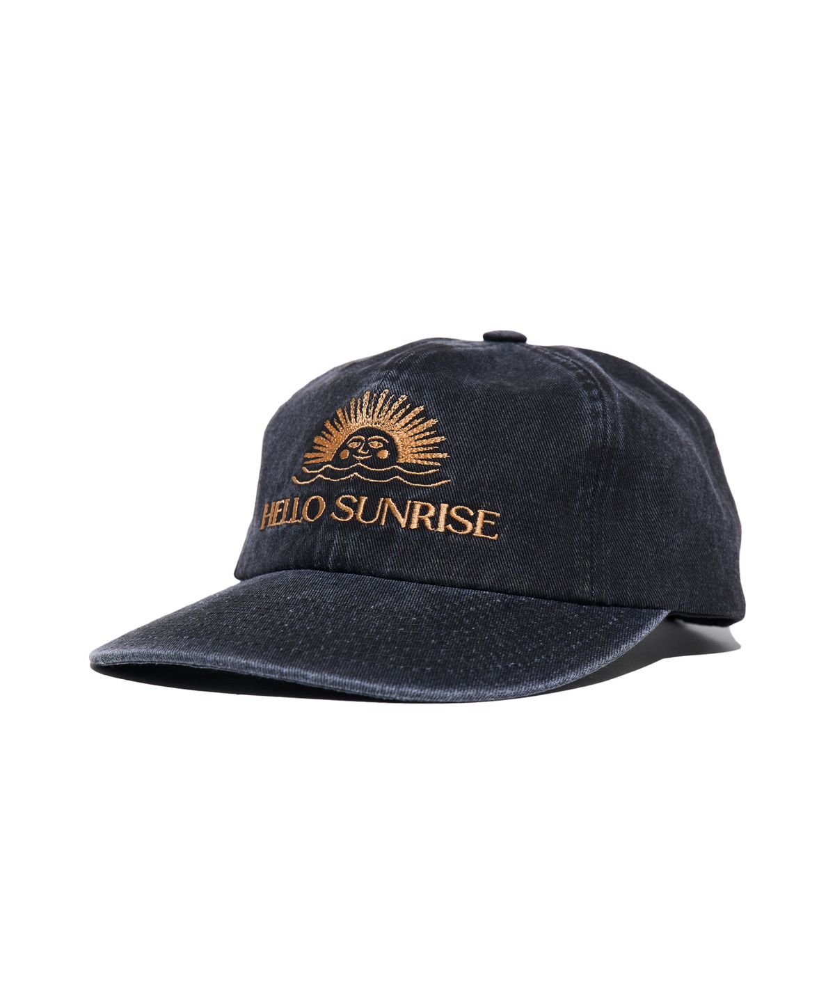 헬로 선라이즈(HELLO SUNRISE) Washed OG Logo 6Panel Cap_Charcoal(VTG Pink)