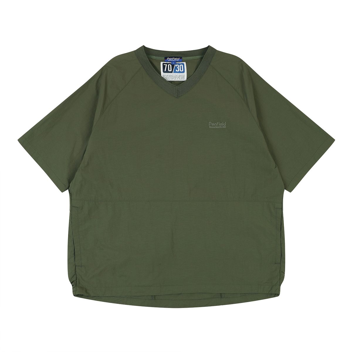 펜필드(PENFIELD) CN BACK POCKET PULLOVER SHORT SLEEVE OLIVE_FQ2KT64U