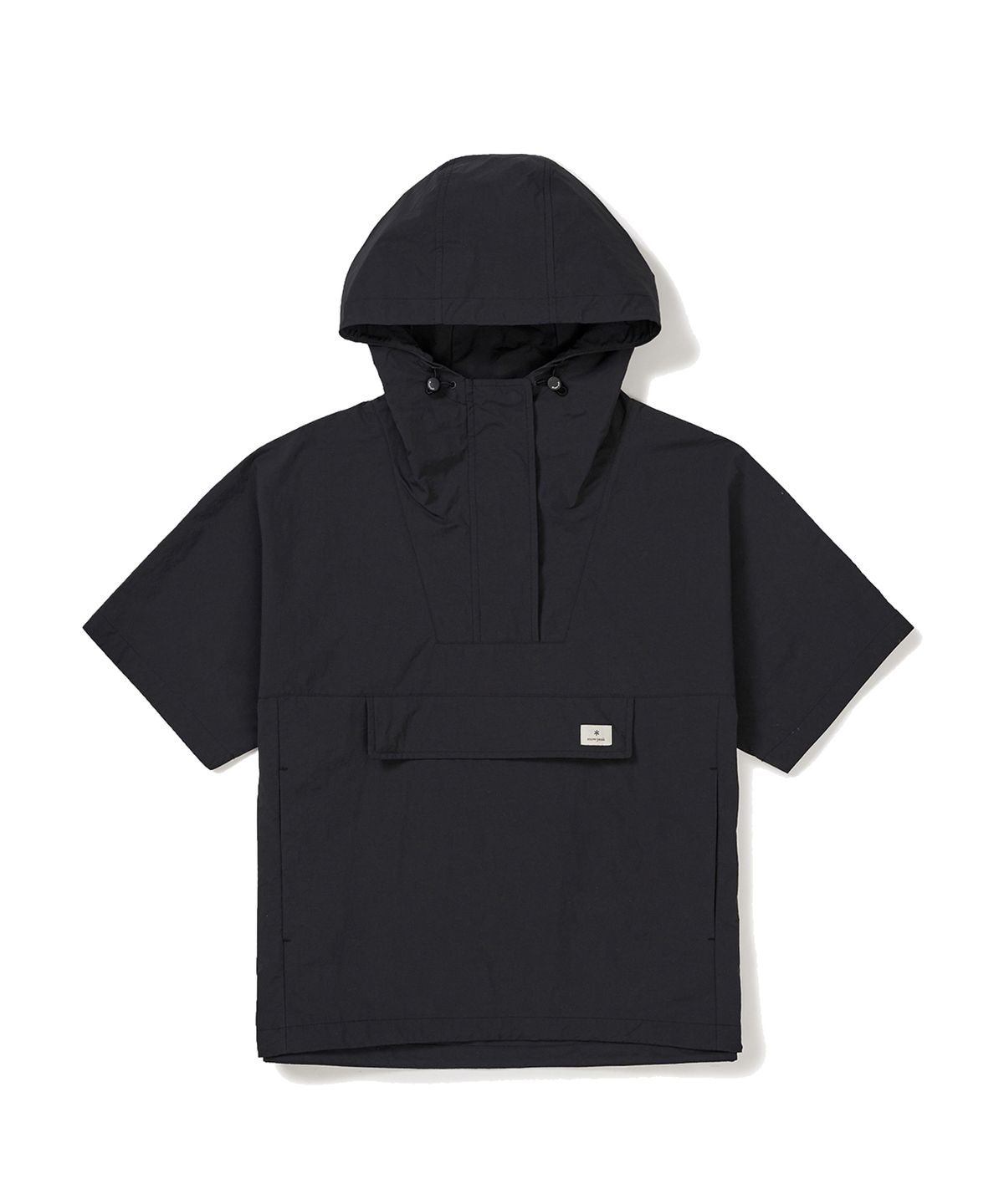 스노우피크 어패럴(SNOWPEAK APPAREL) 타슬란 여성 우븐 반팔 아노락 Black (S24MWLAN51)
