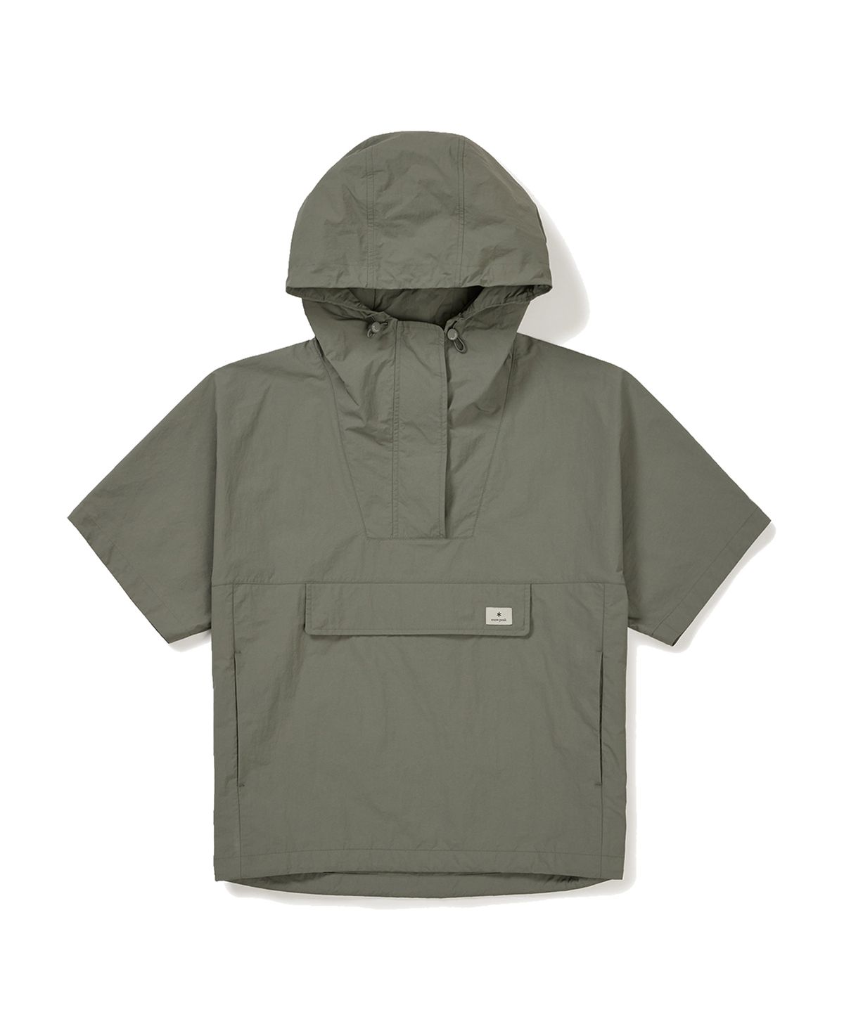 스노우피크 어패럴(SNOWPEAK APPAREL) 타슬란 여성 우븐 반팔 아노락 Olive (S24MWLAN51)
