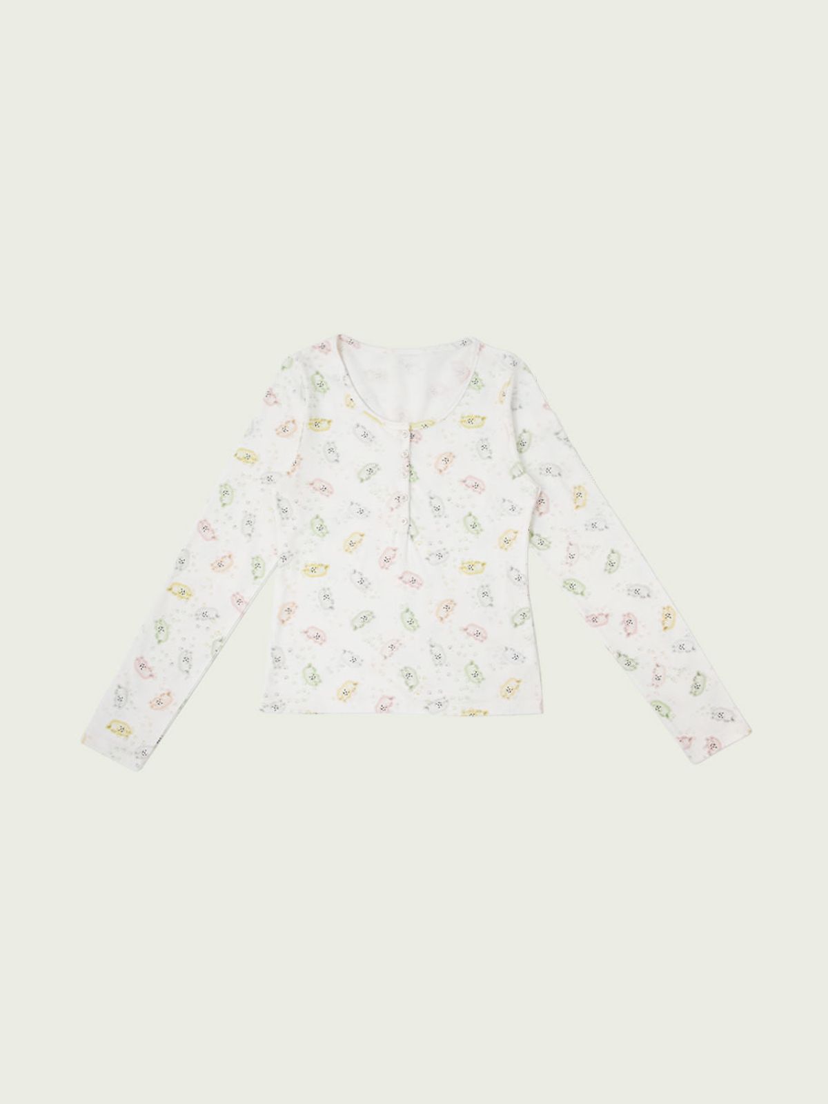 콜로신스(COLOCYNTH) Soft Long Sleeve T-Shirt Neco