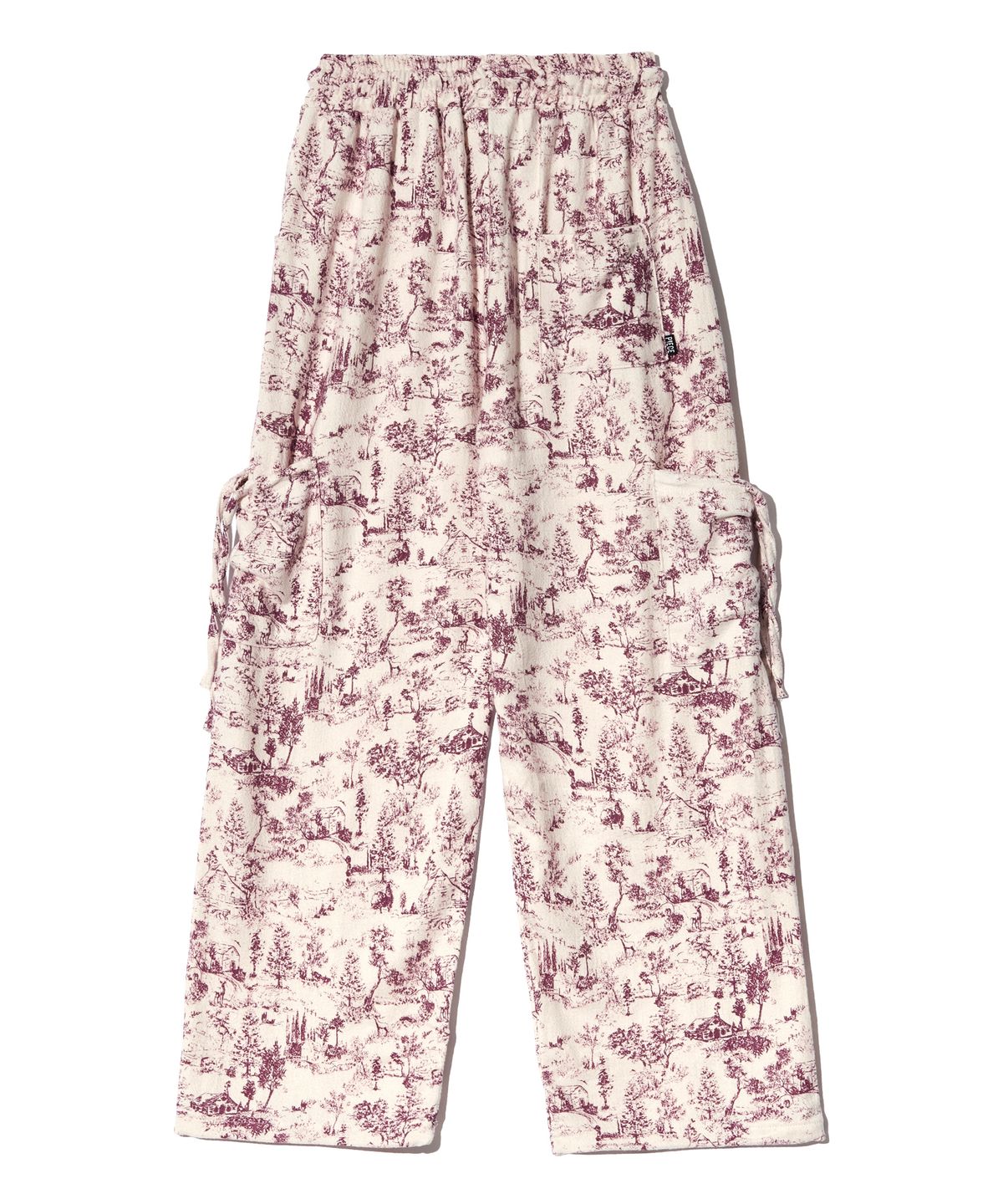 피스메이커(PIECE MAKER) PATTERN CARGO PANTS (WINE)