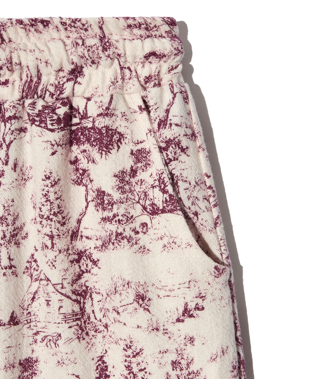 피스메이커(PIECE MAKER) PATTERN CARGO PANTS (WINE)