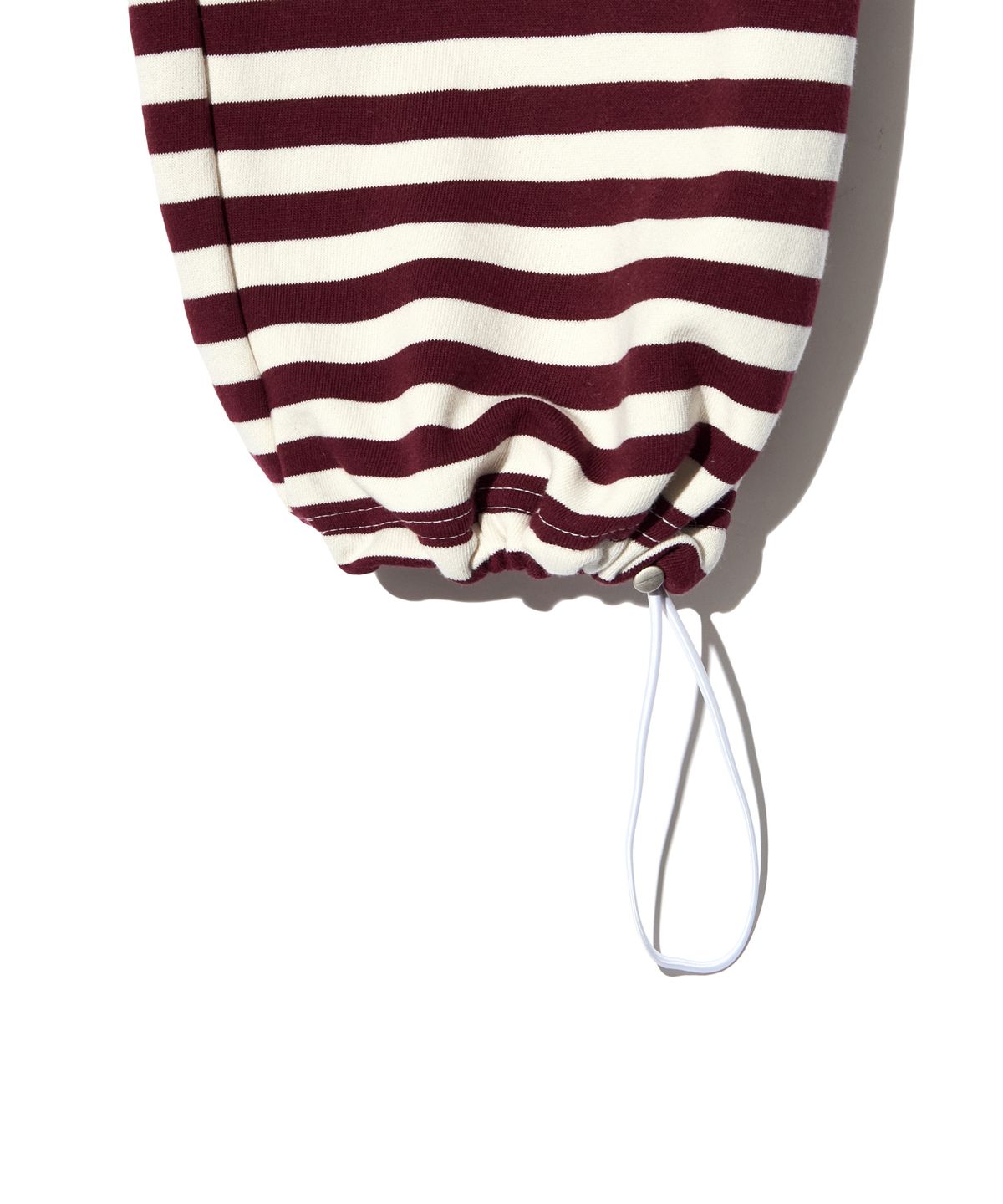피스메이커(PIECE MAKER) SOFT STRIPE SWEAT PANTS (BURGUNDY)