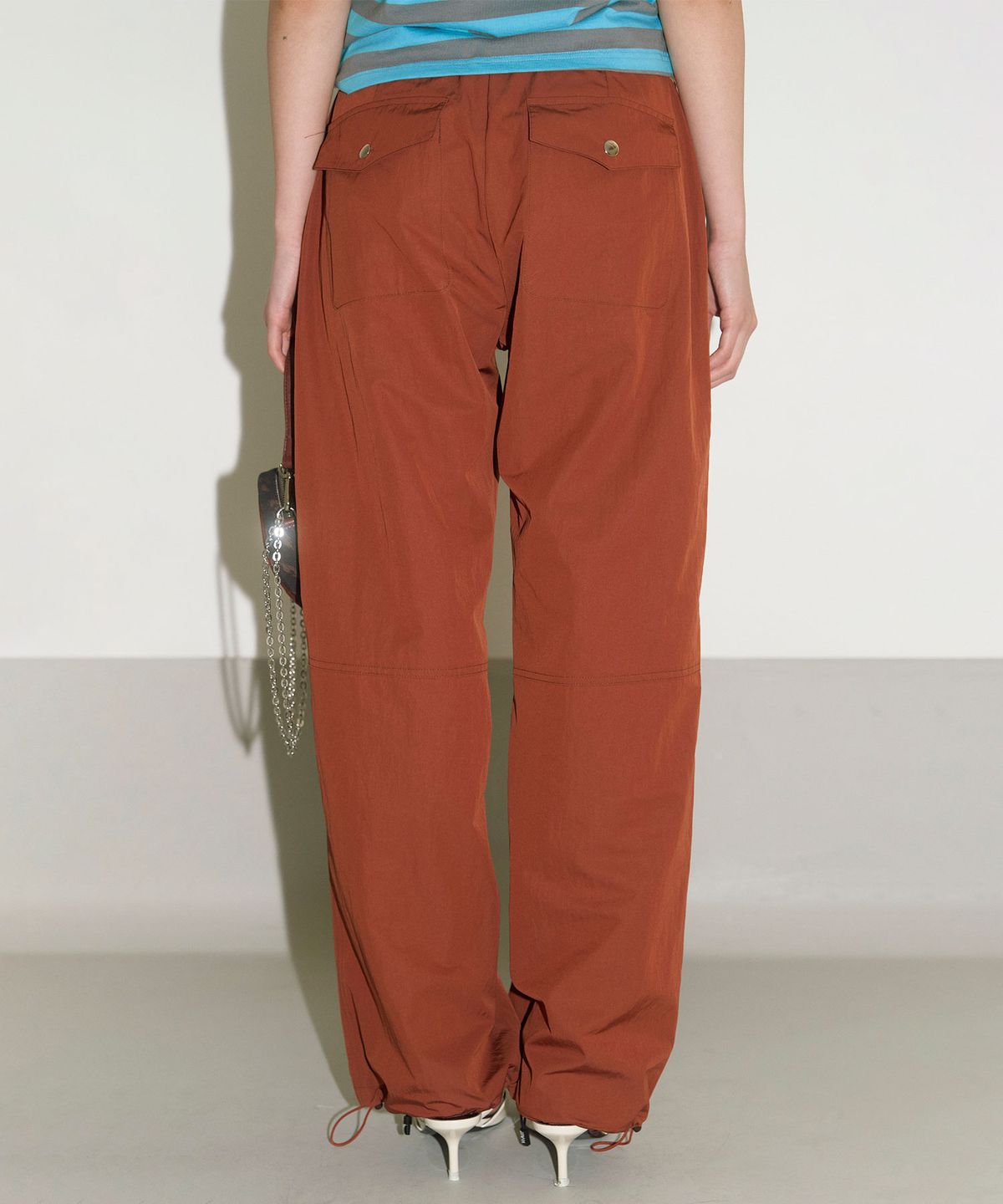 헤레틱(HERETIC) HERETIC CARGO NYLON PANTS / orange