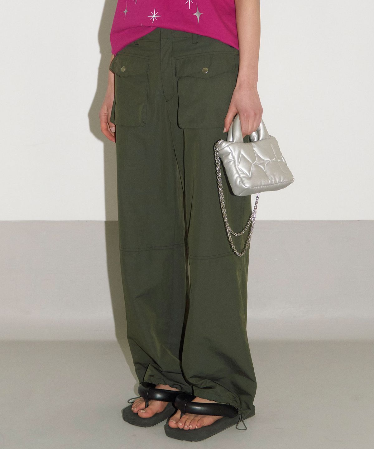 헤레틱(HERETIC) HERETIC CARGO NYLON PANTS / khaki