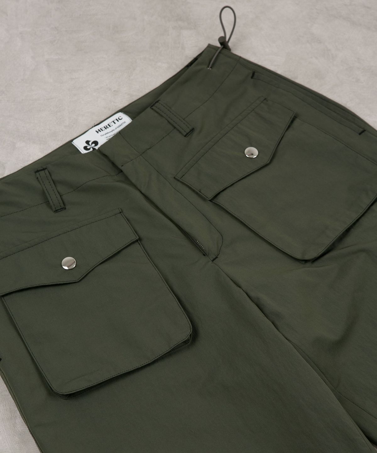 헤레틱(HERETIC) HERETIC CARGO NYLON PANTS / khaki