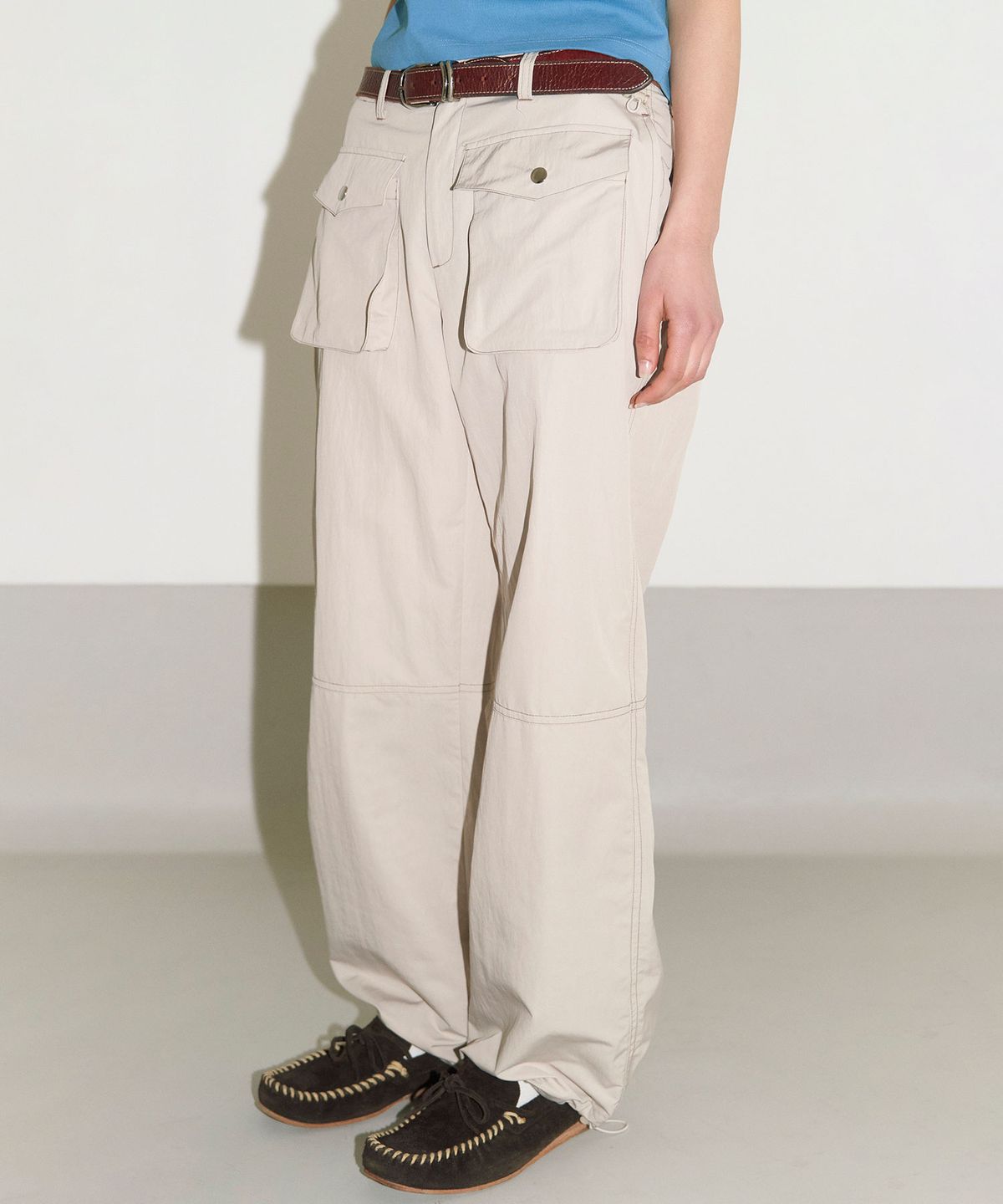 헤레틱(HERETIC) HERETIC CARGO NYLON PANTS / beige