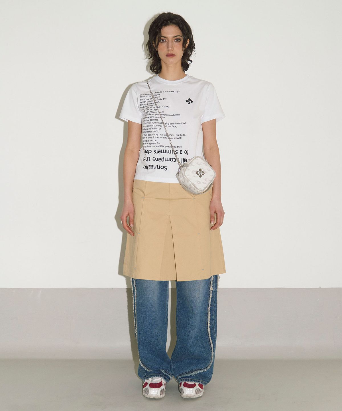 헤레틱(HERETIC) SONNET 18 T-SHIRT (STANDARD FIT) / white