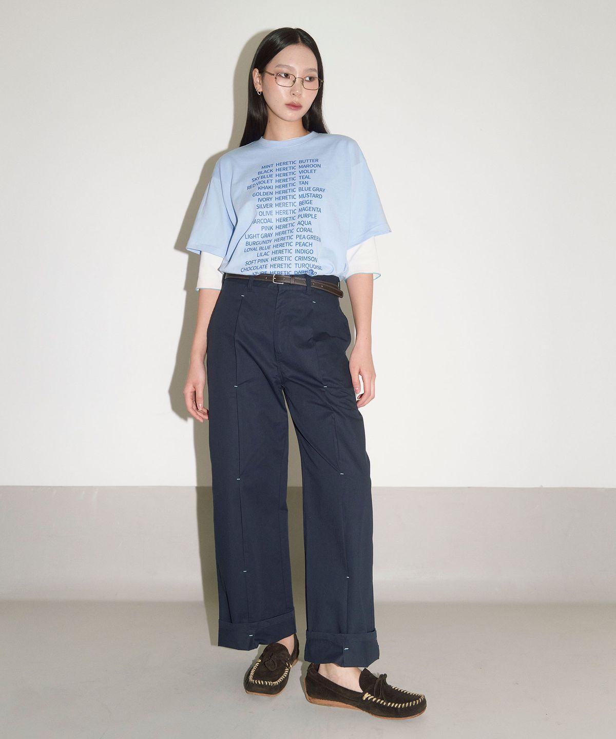 헤레틱(HERETIC) COLOR PALETTE T-SHIRT / soda