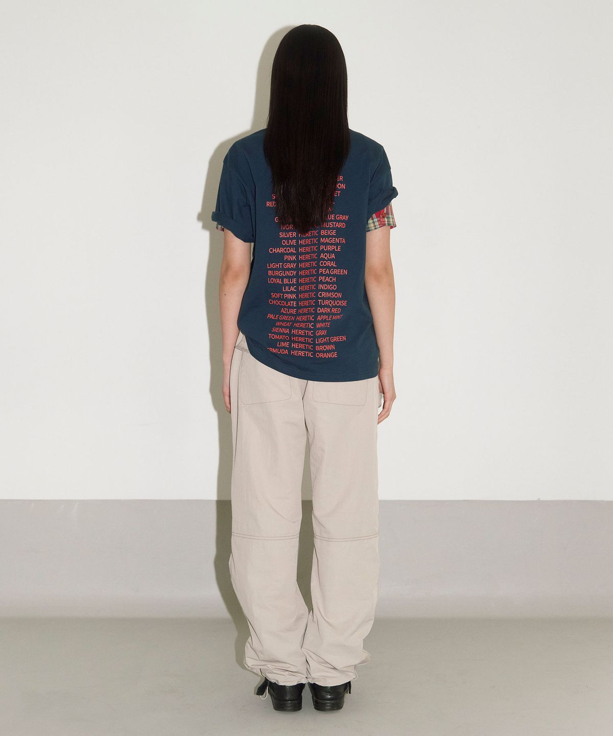 헤레틱(HERETIC) COLOR PALETTE T-SHIRT / navy