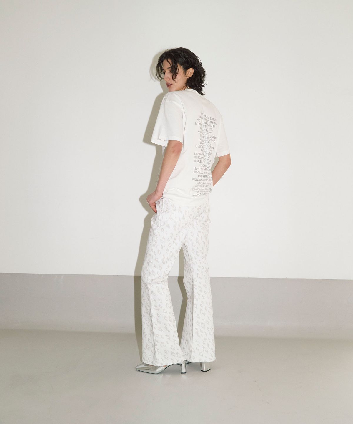 헤레틱(HERETIC) COLOR PALETTE T-SHIRT / white