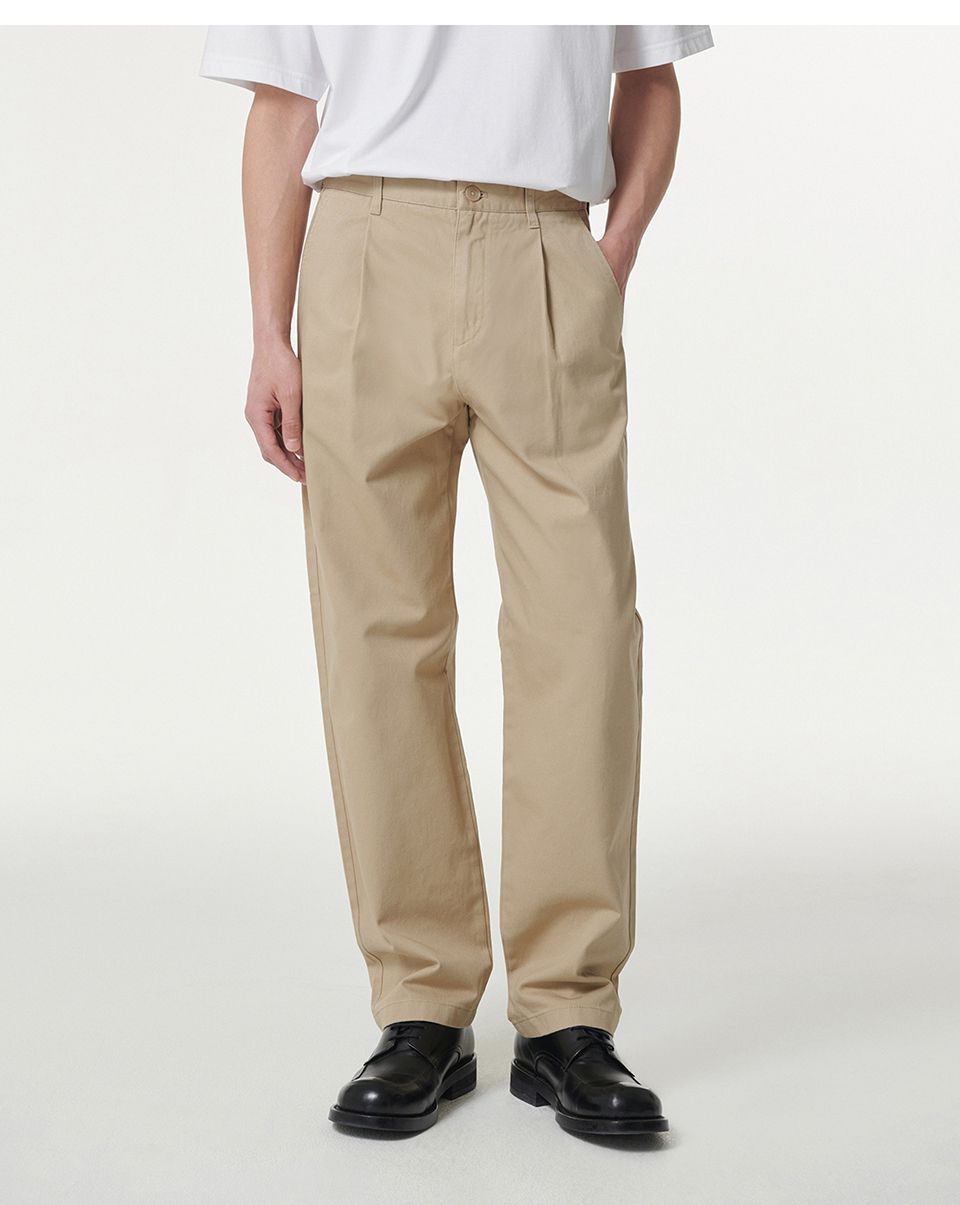 SOUMO BIG TUCK CHINO SOUMO BIG TUCK CHINO(BEIGE)