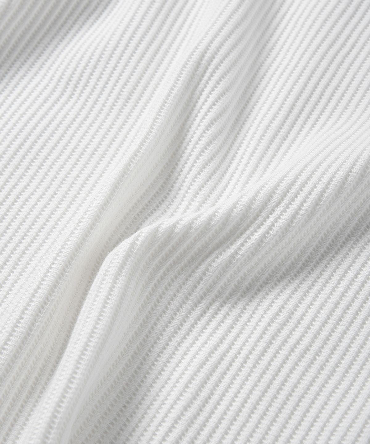 넌블랭크(NONBLANK) 와플 보트넥 티셔츠_WHITE