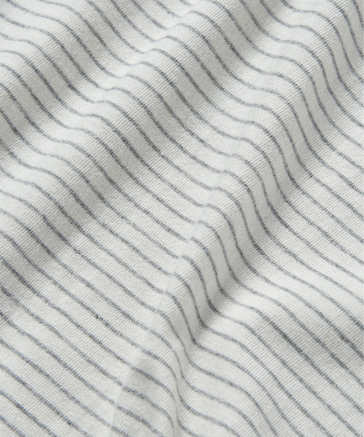 넌블랭크(NONBLANK) [여름]스트라이프 하프 티셔츠_MELANGE GREY