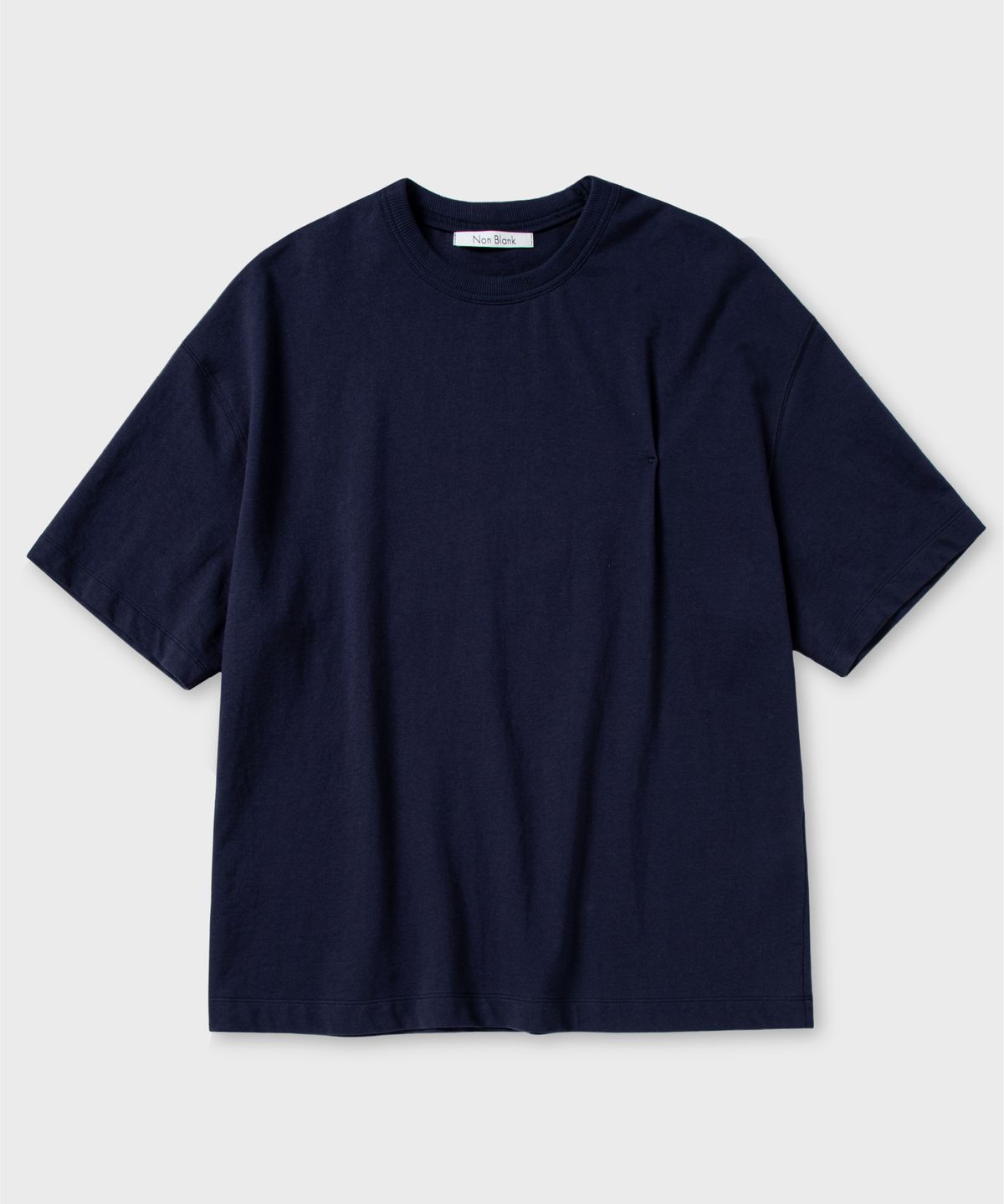 넌블랭크(NONBLANK) 플리츠 하프 셋업 세트_NAVY