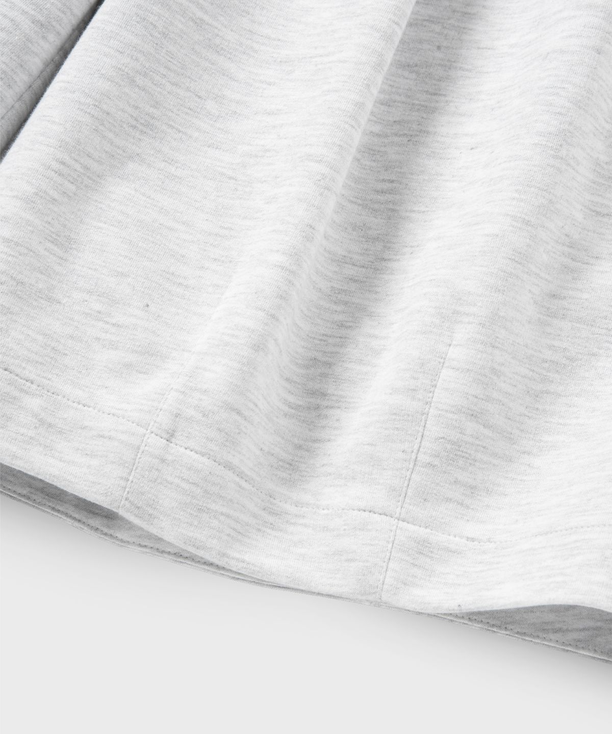 넌블랭크(NONBLANK) 플리츠 하프 셋업 세트_WHITE GREY
