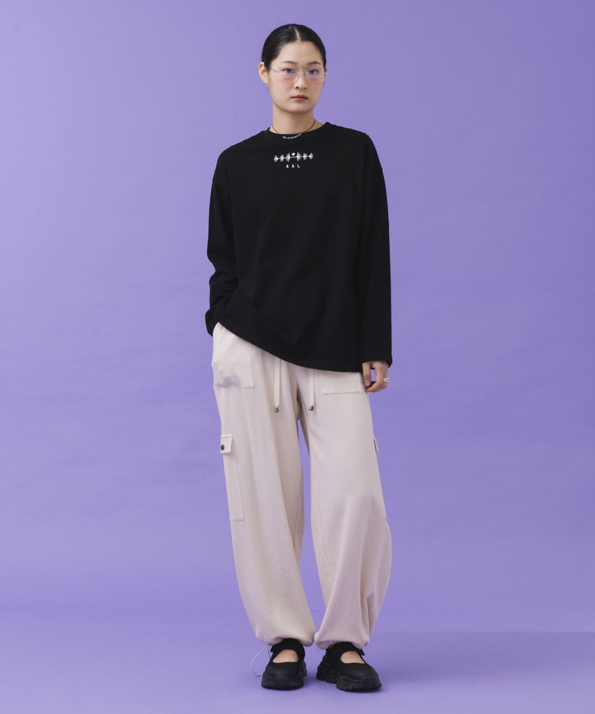 랄모드(RALMODE) 코튼 카고 팬츠_내추럴 아이보리