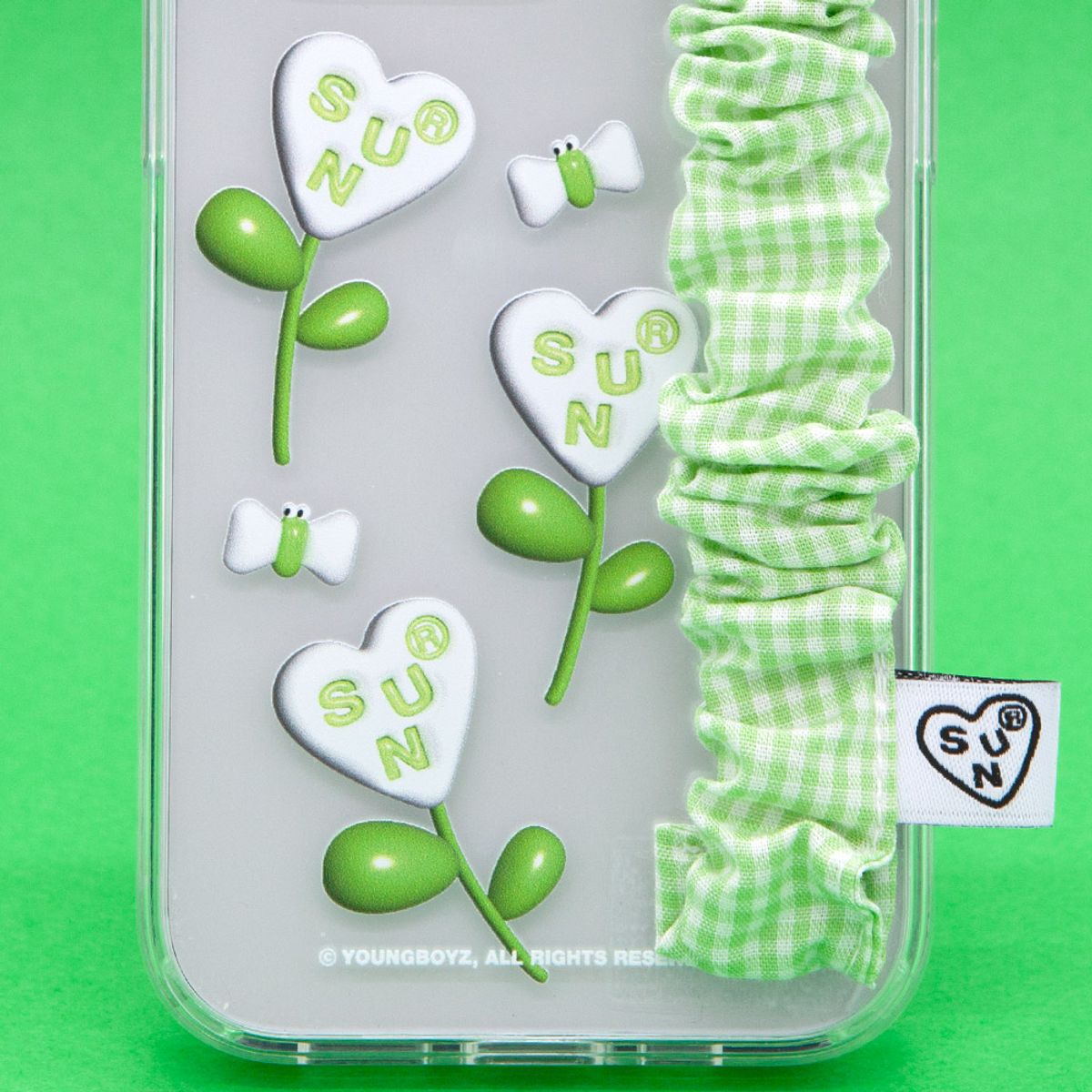 세컨드유니크네임(SECOND UNIQUE NAME) SUN CASE CHECK GOBULL BAND GREEN