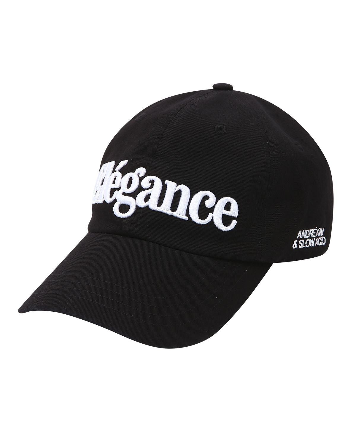 슬로우애시드(SLOWACID) 앙드레김 X 슬로우애시드 ELEGANCE 볼캡 [블랙]