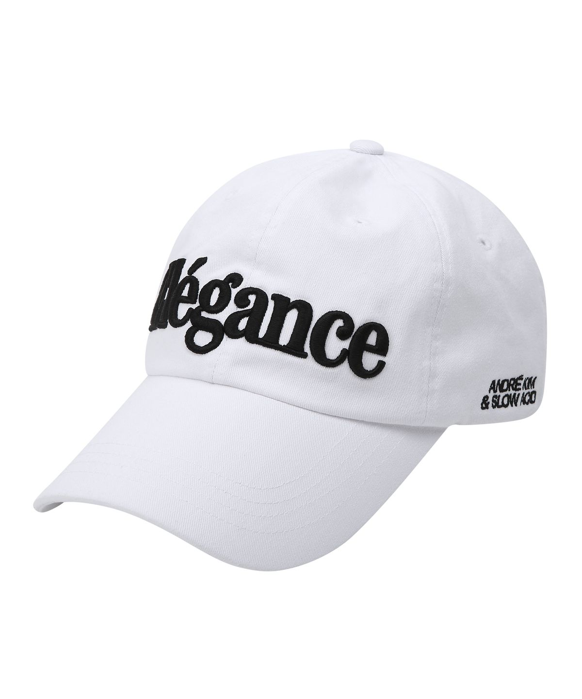 슬로우애시드(SLOWACID) 앙드레김 X 슬로우애시드 ELEGANCE 볼캡 [화이트]
