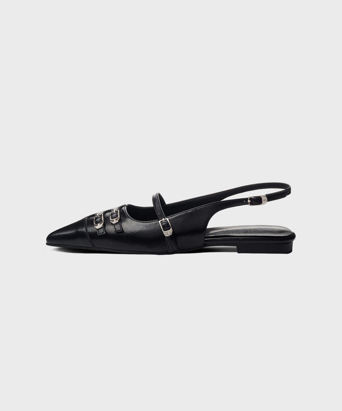 무드나잇(MOODNIGHT) CINDY LOW 신디 로우 슬링백 스틸레토 플랫슈즈 - 4colors