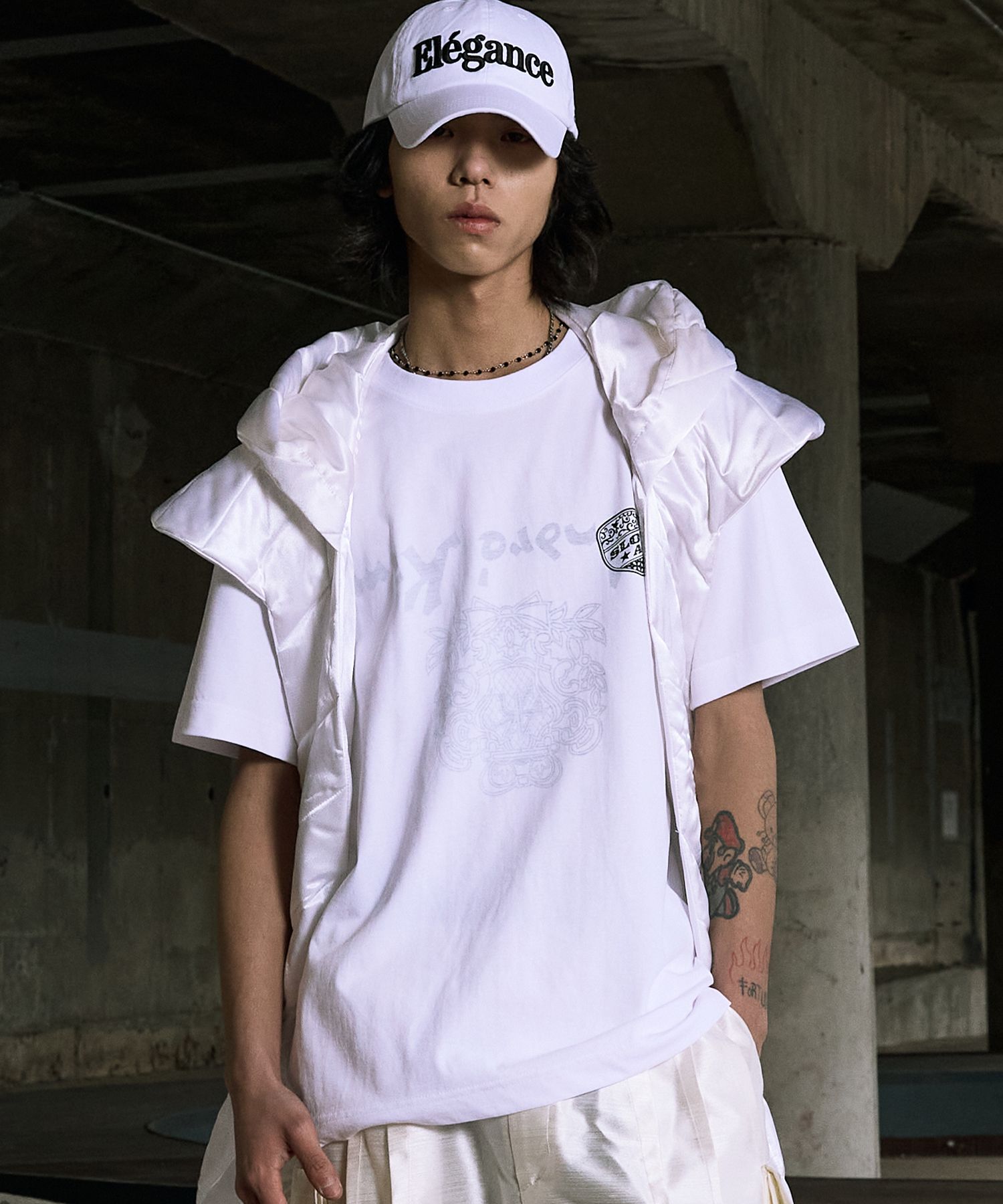 ◆24SS ANDRE KIM X SLOWACID PHOTO Tシャツ◆ ANDRE KIM X SLOWACID PHOTO T-SHIRT [BLACK] - SLOWACID