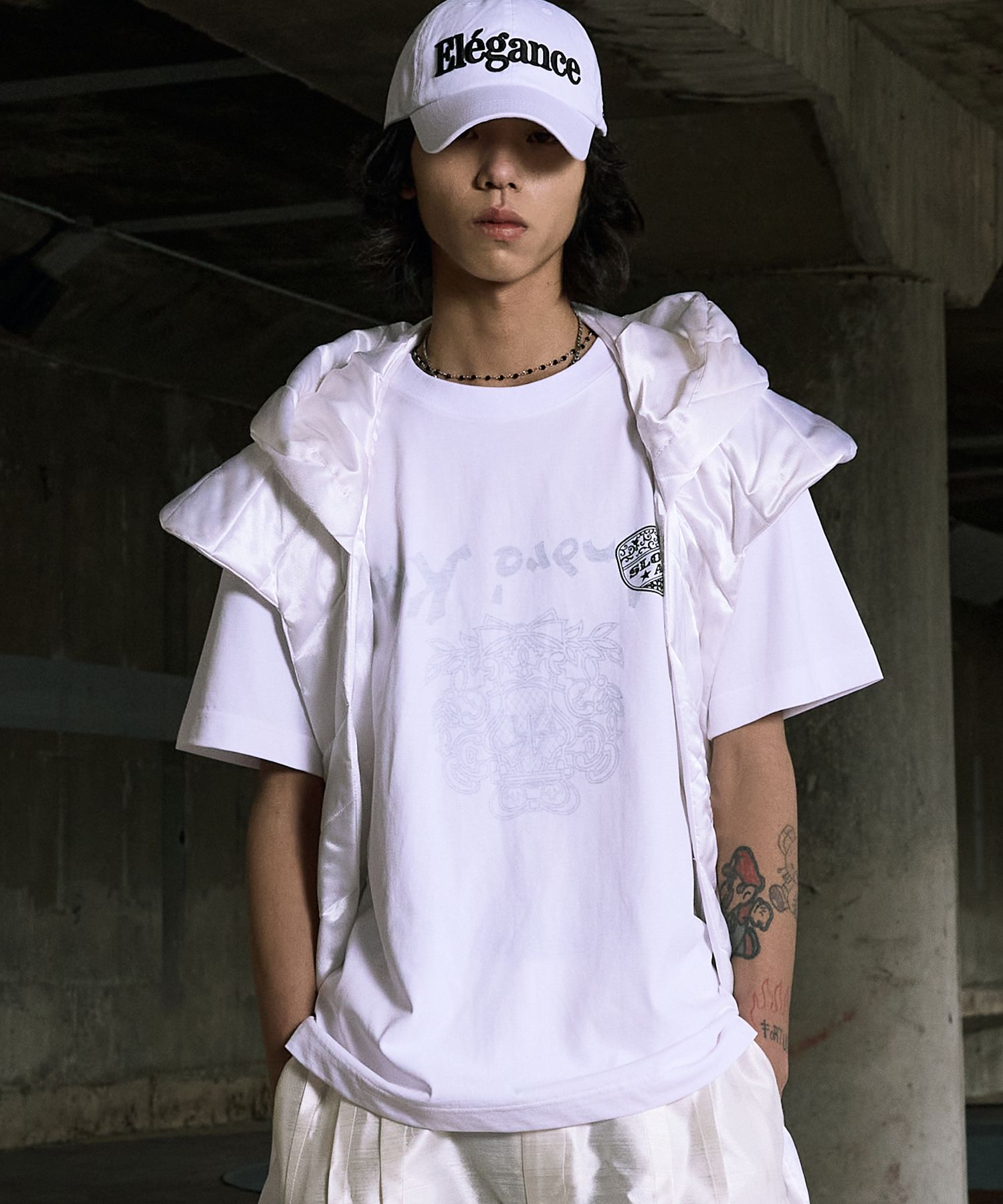 MUSINSA | SLOWACID Andre Kim X Slow Acid Reverse Short
