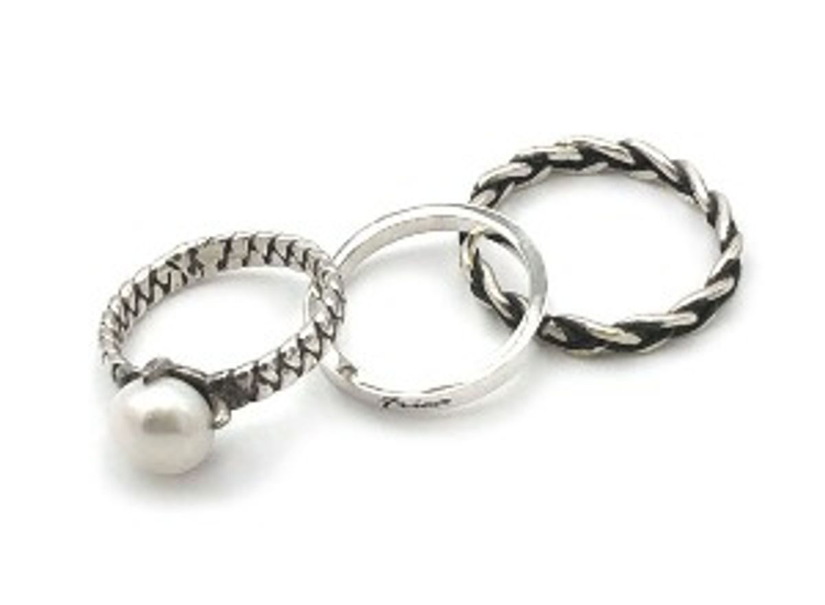 프리카 주얼리(FRICA JEWELRY) 플렛 진주링