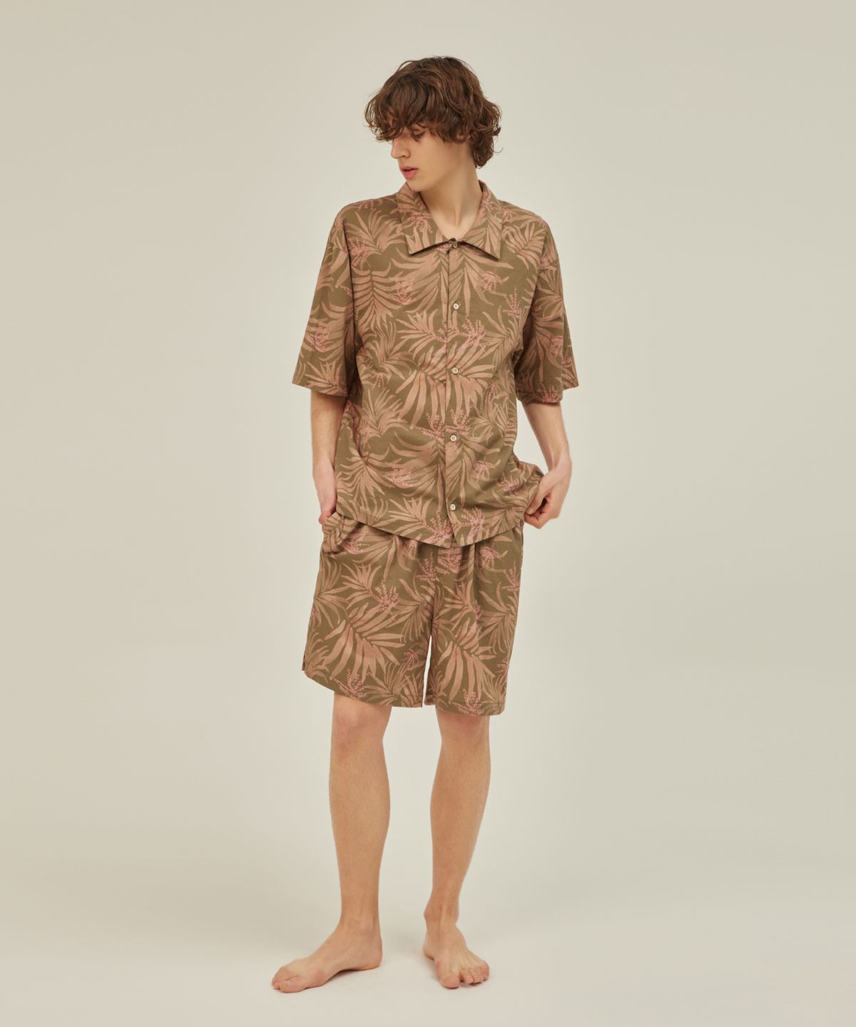 아템포(ATEMPO) BALI PAJAMA SET_pink Sunset