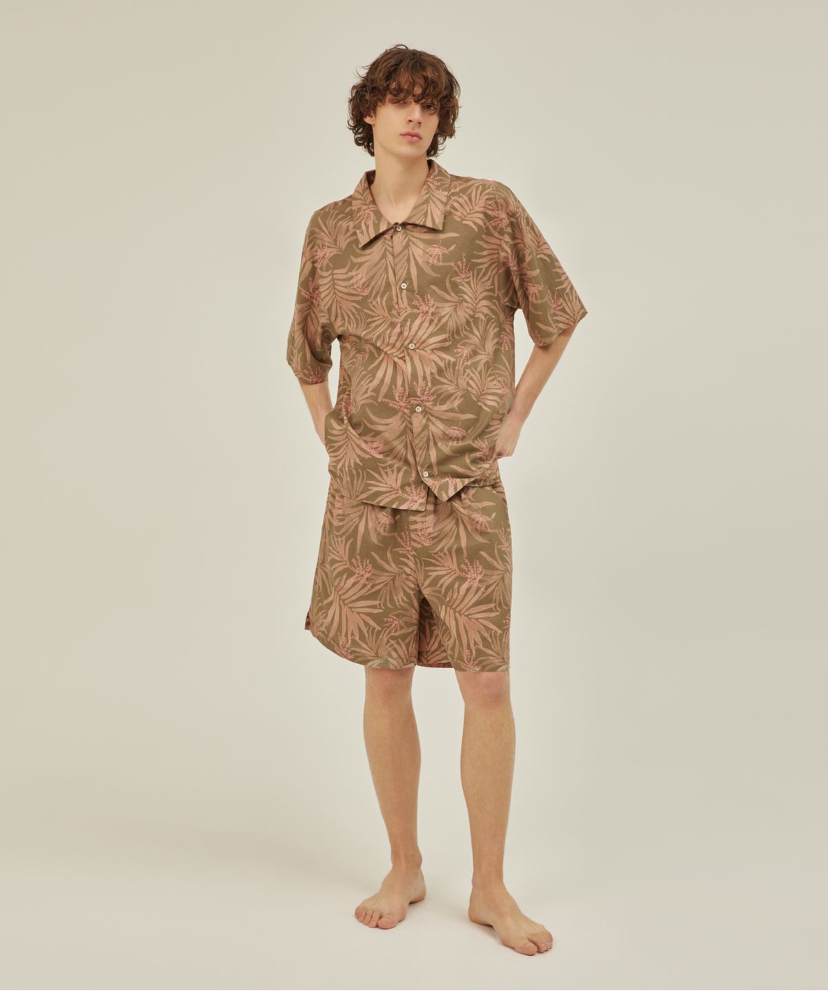 아템포(ATEMPO) BALI PAJAMA SET_pink Sunset