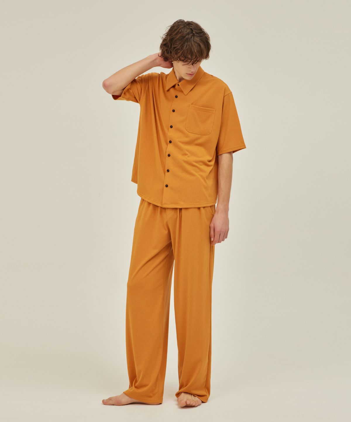 아템포(ATEMPO) FIRST PAJAMA SET_mustard (men)
