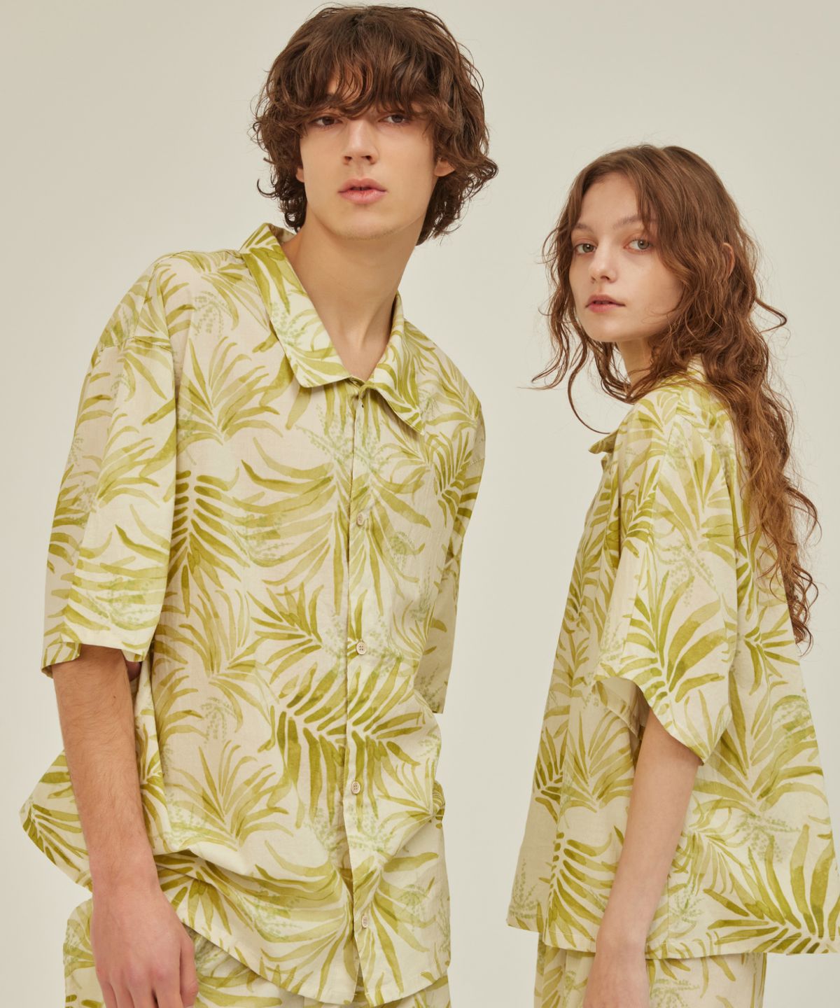 아템포(ATEMPO) BALI PAJAMA COUPLE SET_lime green