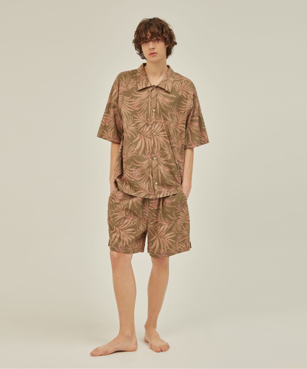 아템포(ATEMPO) BALI PAJAMA COUPLE SET_pink Sunset