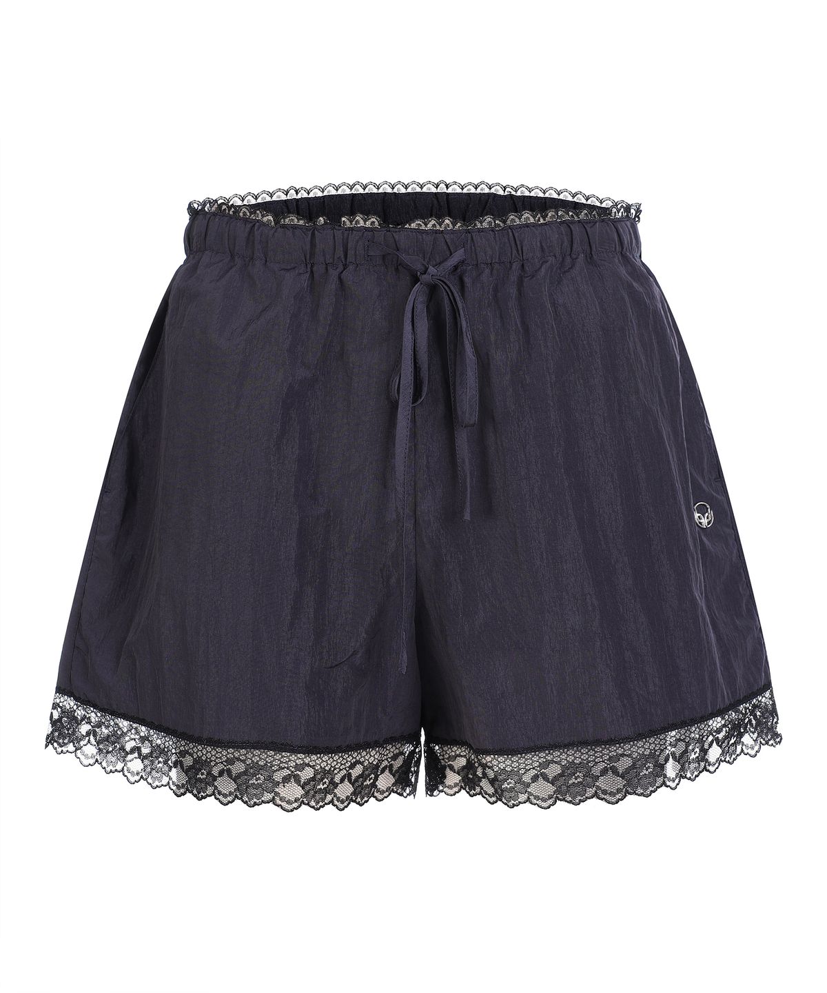 라라폭스(LALAFOX) NYLON LACE SHORTS NAVY BQ2WP005