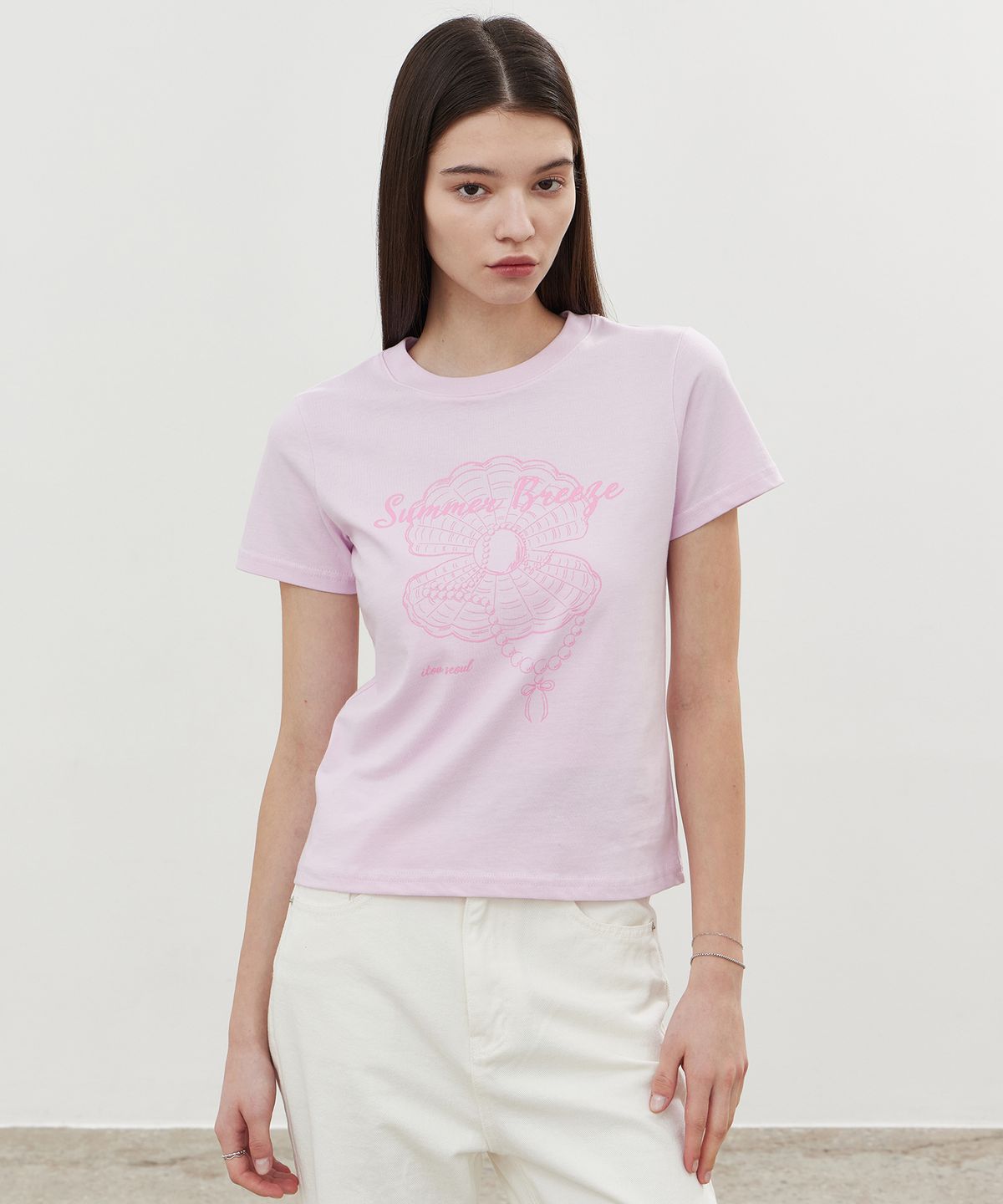 아이토브 서울(ITOV SEOUL) Pearl oystor T-shirt ver.2 PK