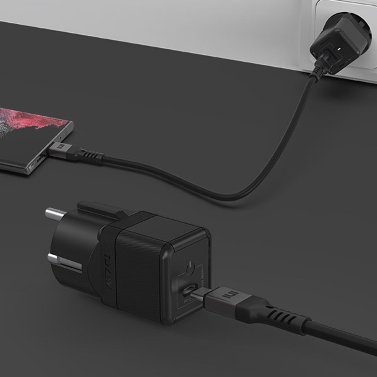 아트뮤(ARTMU) USB PD 25W PPS GaN 접지 초고속 미니 충전기 GM110